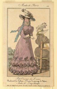 Planche de mode pour femme - Unknown artist