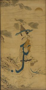 Immortelle féminine avec un panier - Unknown artist