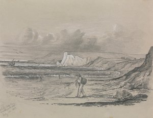 Pêcheurs à White Cliff Bay - Unknown artist
