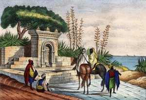 Fontaine près d
