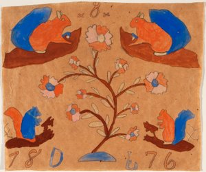 Quatre écureuils - Unknown artist