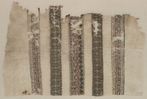 Fragment composé de parties de trois textiles de style Tiraz - Unknown artist