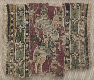 Fragment de Clavus avec Homme à Cheval - Unknown artist