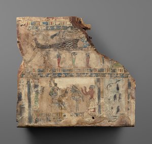 Fragment de couvercle de cercueil - Unknown artist