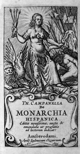 Frontispice de « De monarchia hispanica » (La monarchie d