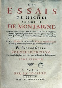 Frontispice des "Essais" de l