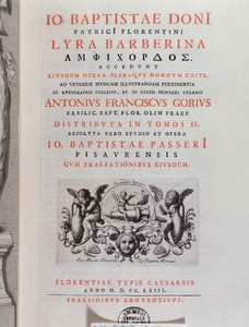 Frontispice de La Lyra Barberina (gravure) - Unknown artist
