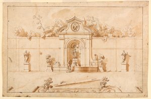 Mur de jardin - Unknown artist