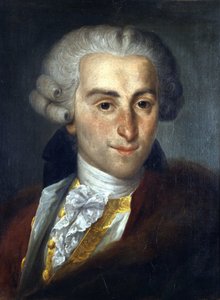 Giovanni Battista Sammartini 1700-1775. Compositeur italien. Peinture anonyme. Bologna civico museo Bibliografico Musicale. - Unknown artist