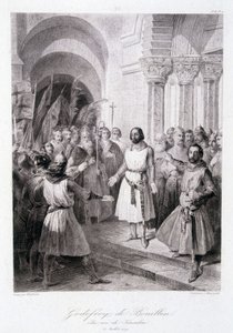 Godefroi de Bouillon élu roi de Jérusalem le 23 juillet - Unknown artist