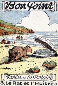 Bon point illustré par la fable de Jean de La Fontaine « Le rat et l