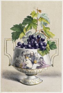 Coupe de raisin symbolisant l