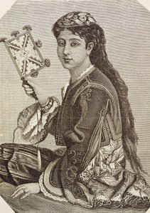 Grèce (19ème siècle). Société. Jeune Grec. 1879. Gravure