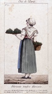 Marchand de haricots verts - dans « Cris de Paris », début 19ème siècle