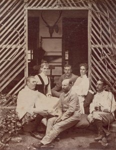 Groupe pris au bungalow de Nortekande