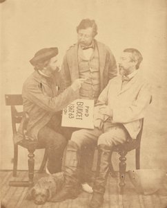 [Portrait de groupe de trois hommes, Inde] - Unknown artist