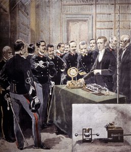 Guglielmo Marconi a présenté le télégraphe sans fil (TSF) lors d
