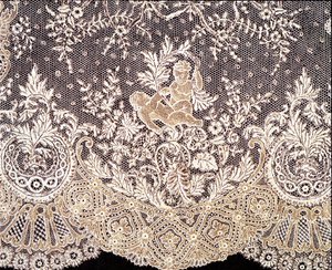Mouchoir en dentelle de Bruxelles - Unknown artist