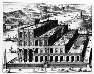 Jardins suspendus de Babylone. - Unknown artist