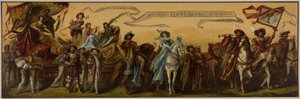 Procession de la ville de Vienne par Hans Makart