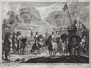 Henri, comte de Brederode, quittant Anvers, se présente devant Guillaume Ier d