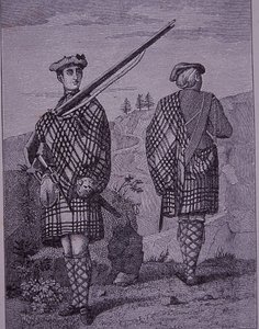 Soldats des Highlands à la fin du XVIIIe siècle - Unknown artist