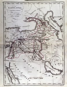 Atlas historique de la Mésopotamie. Babylone, Syrie et Assyrie. Fin du XVIIIe siècle - Unknown artist