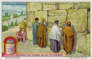 Sanctuaires sacrés, carte de collection Liebig 1924 - Unknown artist