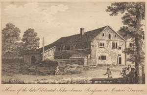 Maison du défunt célèbre Jean-Jacques Rousseau, à Moutiers-Travers - Unknown artist