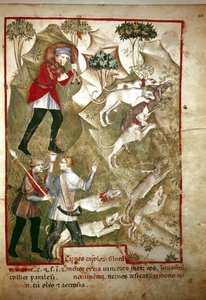 Chasse (Miniature, 14e siècle)