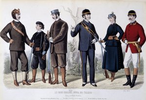 Tenues de chasse, « Le Journal des tailors » - Unknown artist