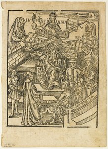 Illustration de Margarita philosophica, planche 35 de Gravures sur bois tirées de livres du XVIe siècle