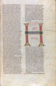 Incipit du Livre du Deutéronome, Capulettera avec l