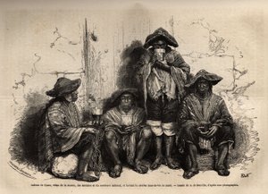 Indiens de Cuzco (Pérou) buvant de la chicha - Unknown artist
