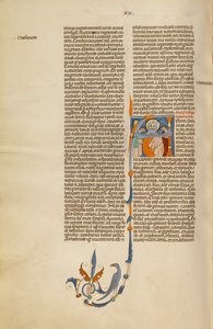 Initiale A : Les trois patriarches - Unknown artist