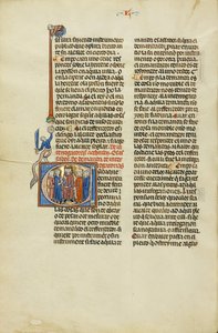 Initial C : Deux avocats et leurs clients devant un juge - Unknown artist