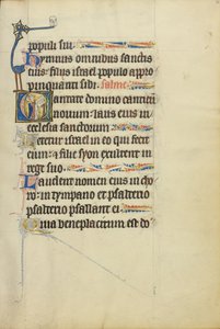 Initiale C : Deux clercs chantant - Unknown artist