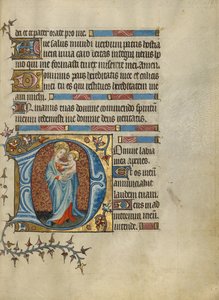 Initiale D : La Vierge et l