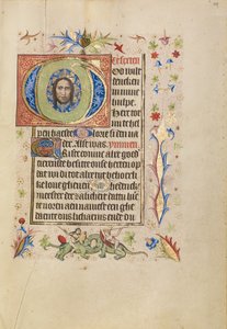 Initiale G : Le visage du Christ - Unknown artist