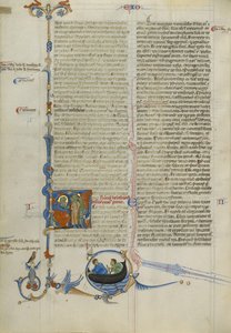 Initial H : Moïse parle aux Israélites - Unknown artist