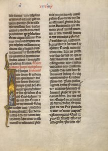Initiale I : Saint Jean l