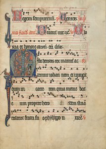 Initial M : La décapitation de saint Jean-Baptiste - Unknown artist