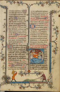 Initial P : La Nativité - Unknown artist