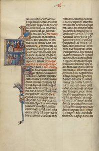Initiale S : Des enfants et un alchimiste au chevet d