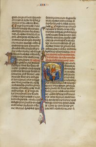 Initial S : Deux hommes se disputent devant un juge - Unknown artist