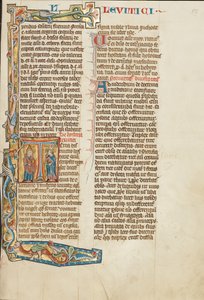 Initial T : Aaron et un Israélite - Unknown artist