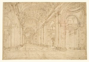 Intérieur de la basilique Saint-Pierre - Unknown artist