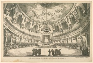 Intérieur de la nouvelle salle de concert, Venise - Unknown artist