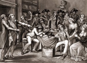 Intérieur du Comité révolutionnaire. v. 1794 - Unknown artist