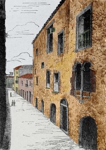 Île de Madère (archipel portugais de Madère). La maison de Christophe Colomb (1451-1506) à Funchal. - Unknown artist